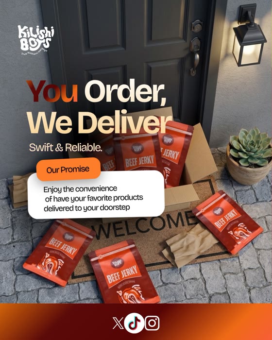 Kilishi Boys doorstep delivery
